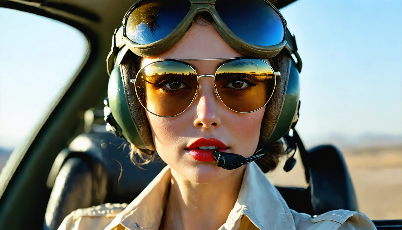 aviator Pin Up